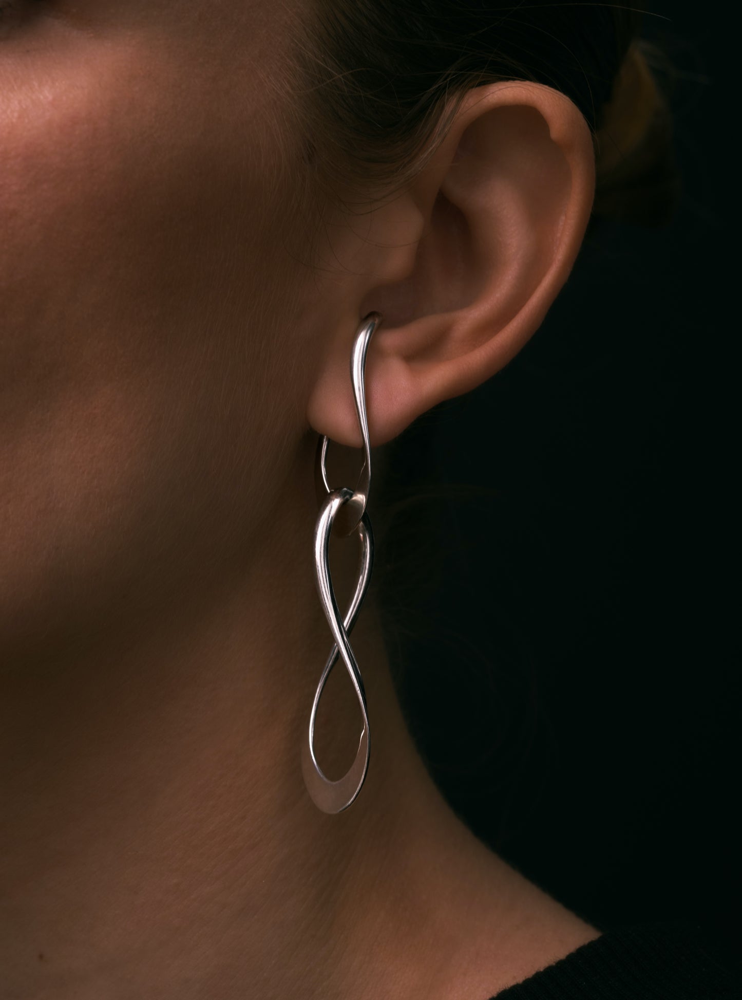 Boucles d'oreilles longues Willy