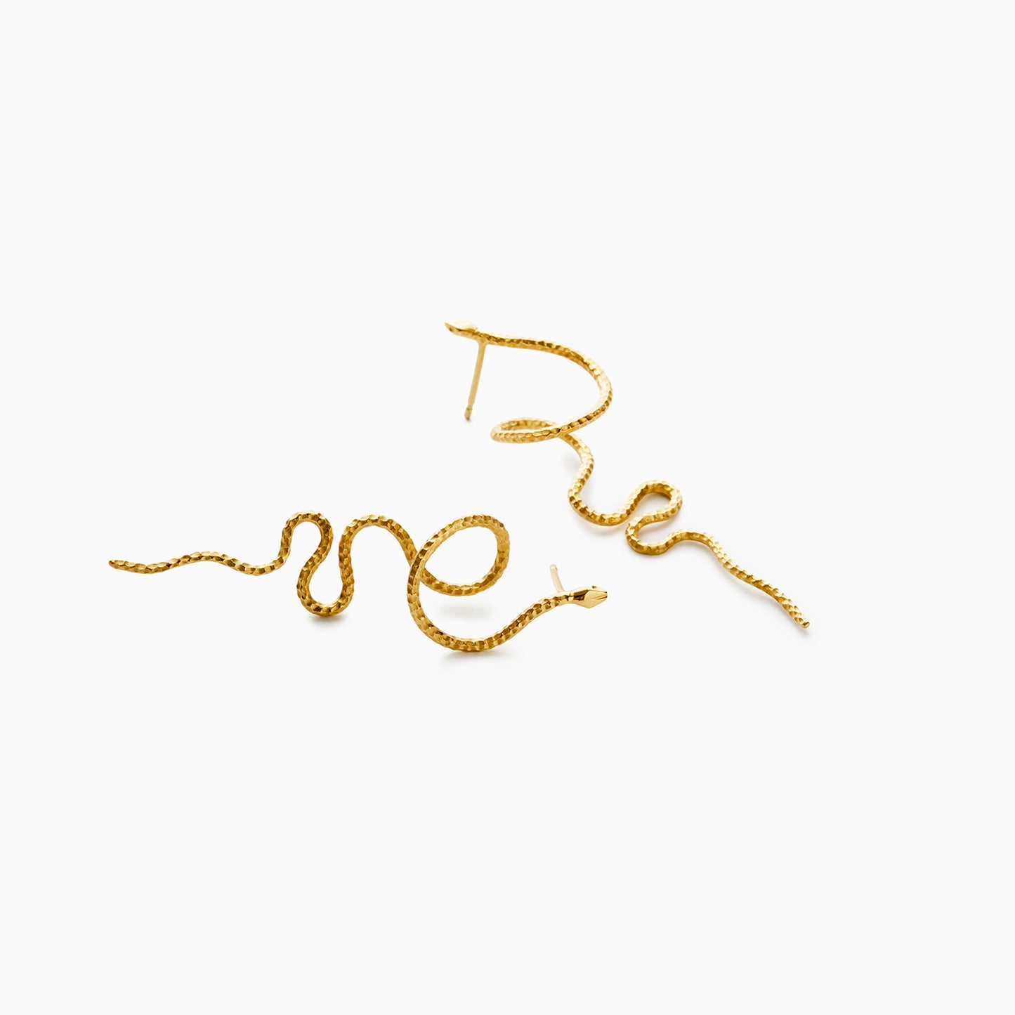 SARAH-VANKASTER-JEWELRY-Boucles-d-oreilles-serpent-fait-main-vermeil-snake-earrings