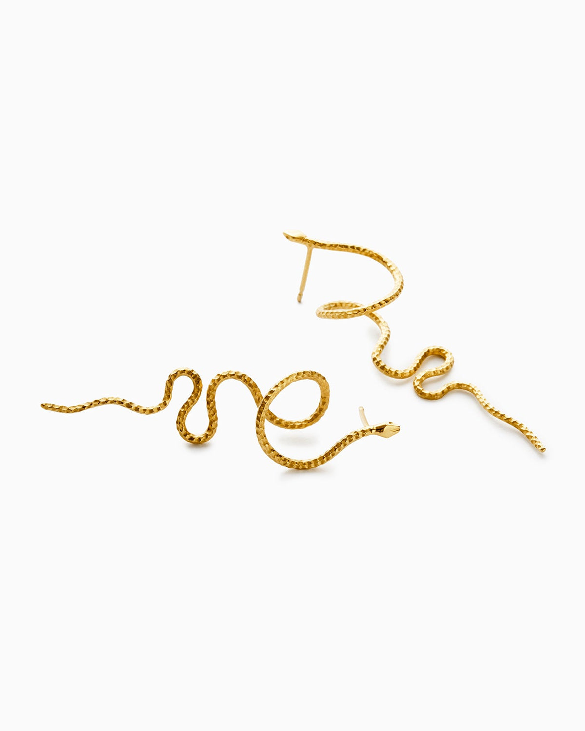 SARAH-VANKASTER-JEWELRY-Boucles-d-oreilles-serpent-fait-main-vermeil-snake-earrings