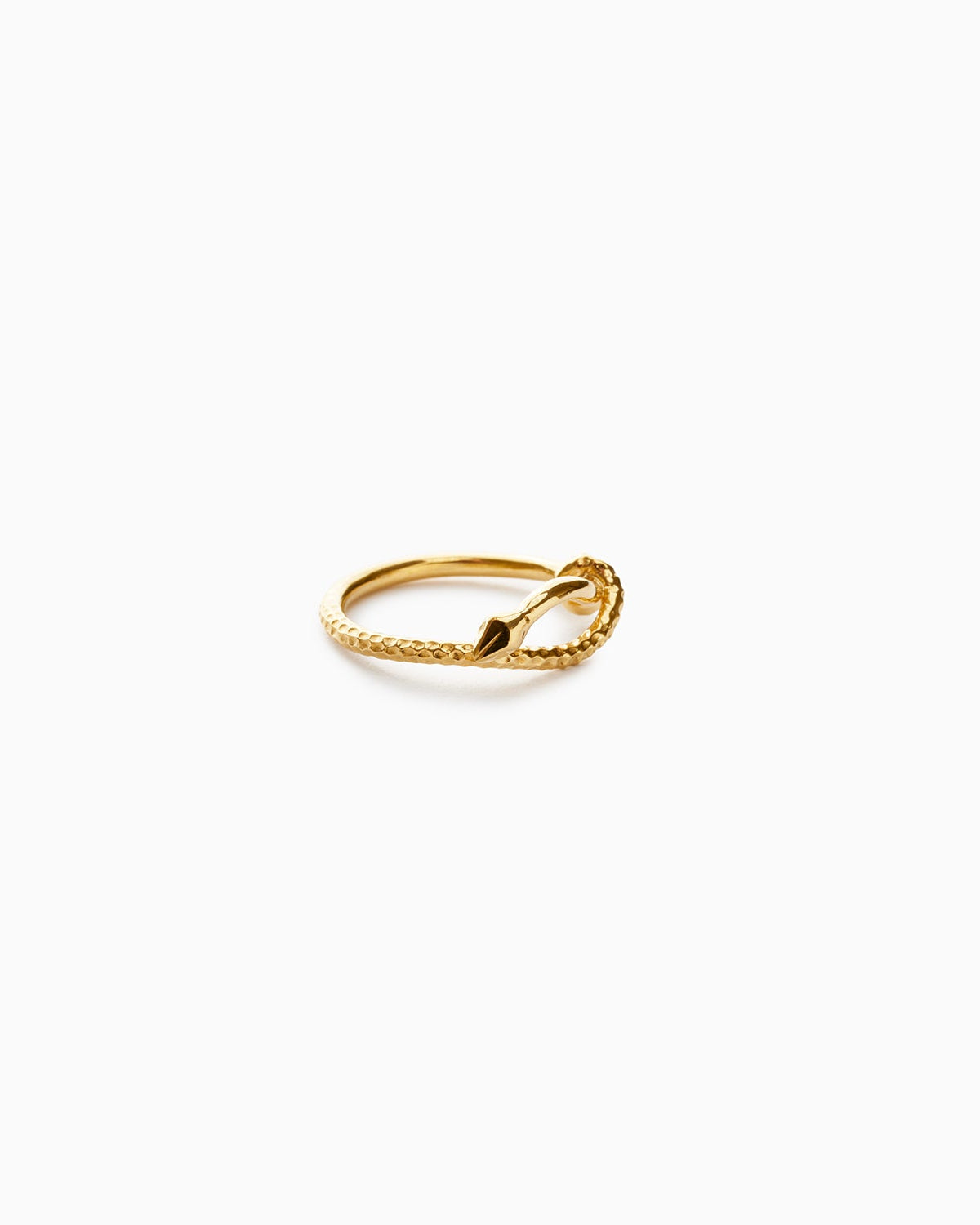 Sarah Vankaster Jewelry Bague Naja serpent en vermeil, fait à la main à Bruxelles