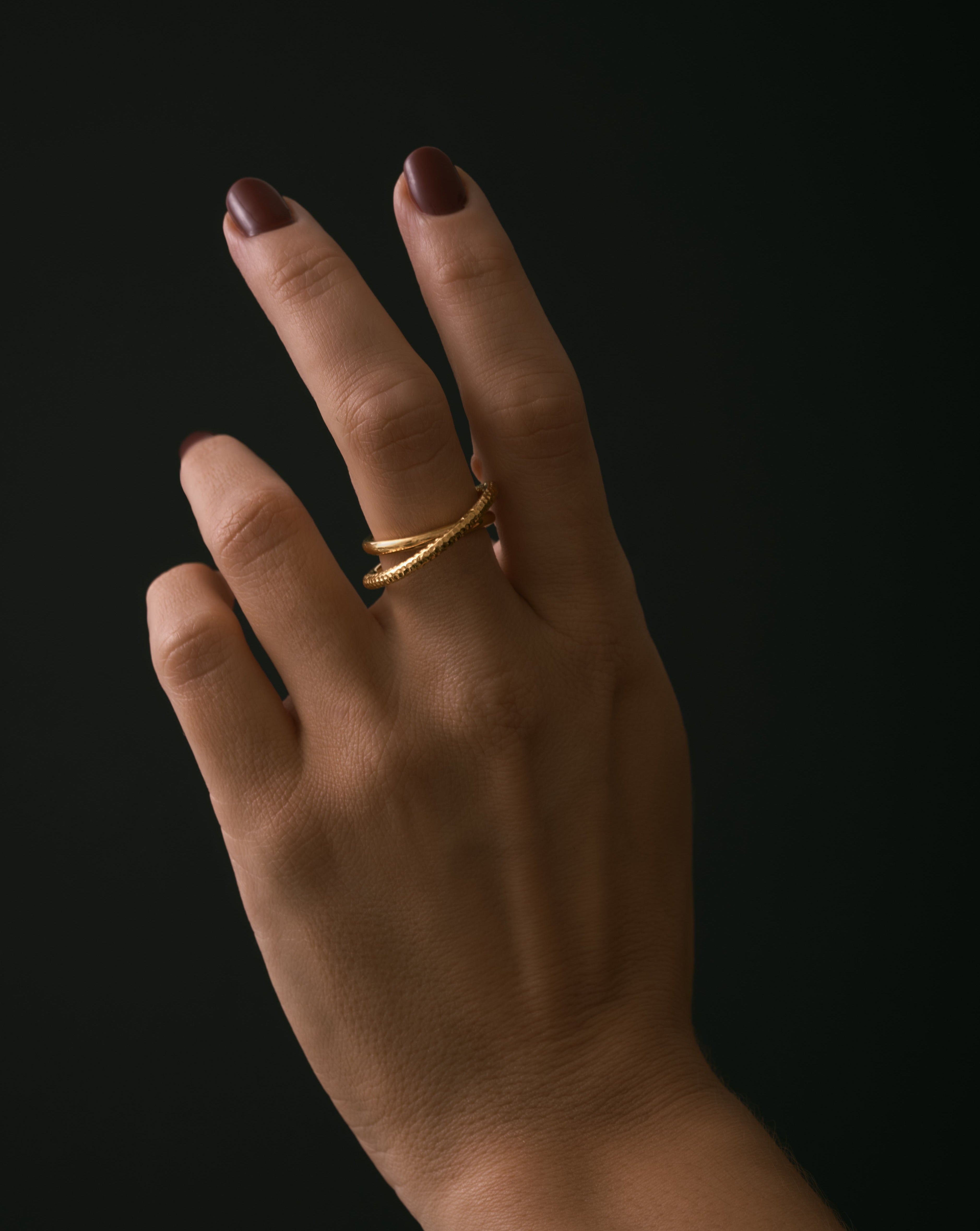 Twisty Ring Textured