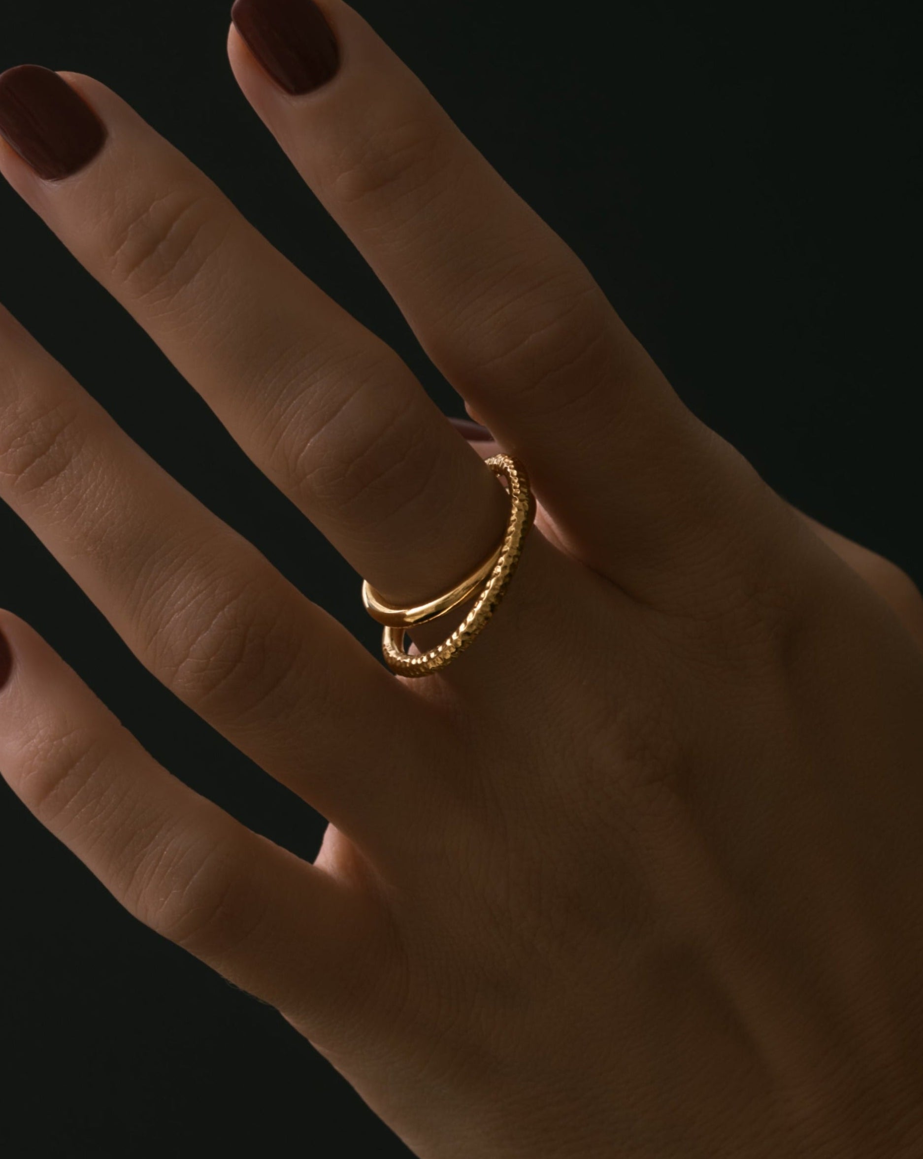 Twisty Ring Textured
