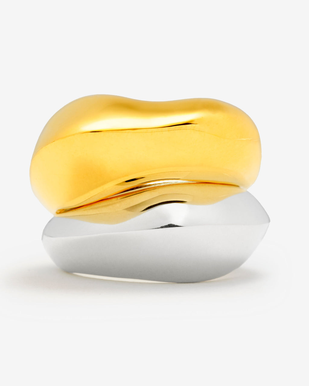 Set Yin & Yang Bicolor Rings